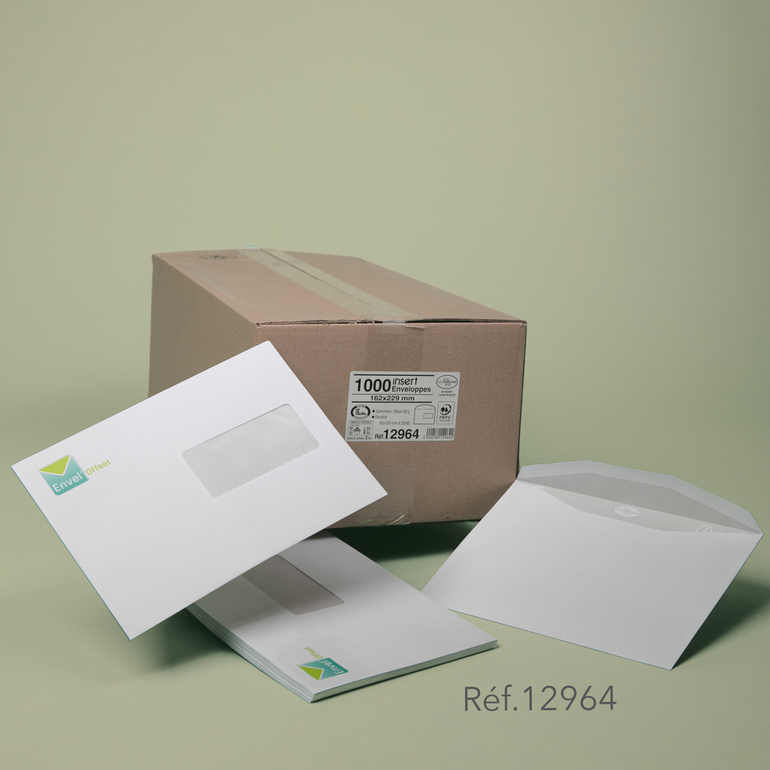Enveloppes commerciales c5 - 162 x 229 mm pas cher - Achat en