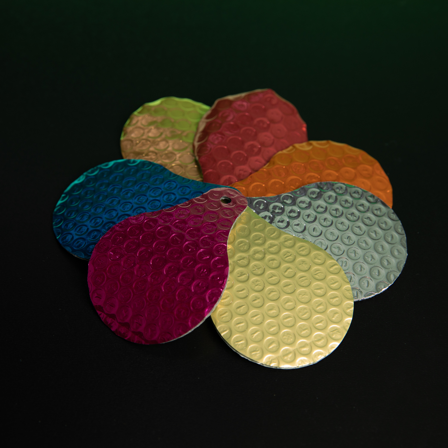 Pochettes à bulles colorées - Doré ~200 x 250 mm